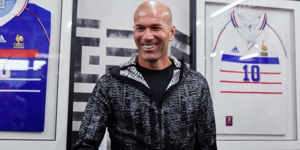 Zinedine Zidane present&oacute; la nueva tienda de adidas en Par&iacute;s