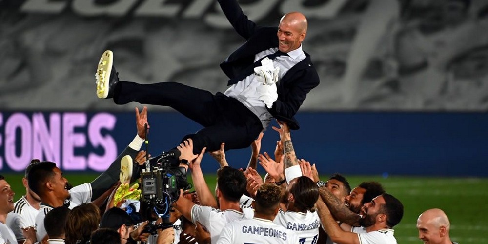 Los n&uacute;meros de Zidane como entrenador del Real Madrid