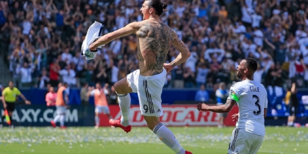 En 20 minutos Zlatan logró el objetivo de alcance en redes que la MLS trazó para todo el 2018