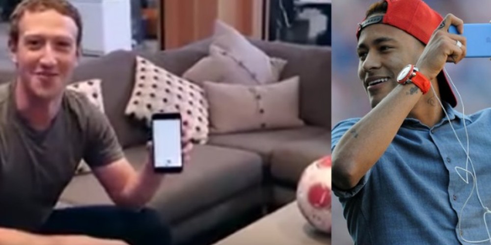 Mark Zuckerberg, creador de Facebook, desafió a Neymar