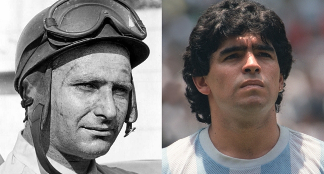 Fangio y Maradona, los mejores deportistas argentinos de la historia |  Marketing Registrado