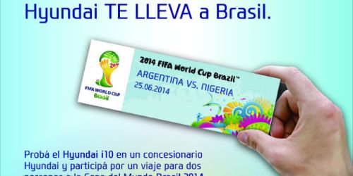 Hyundai Argentina, y una oportunidad &uacute;nica para ir a Brasil 2014