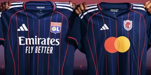 adidas presentó la nueva camiseta alternativa del Olympique Lyon para la 2025/26