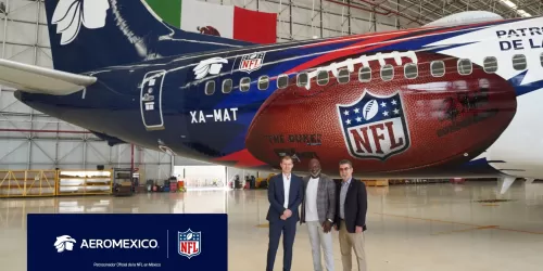 Aeroméxico será patrocinador oficial de la NFL en México