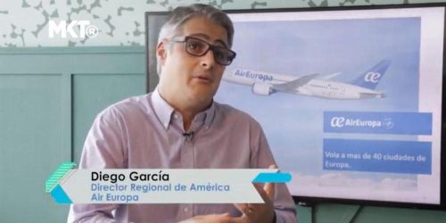 Diego Garc&iacute;a, Air Europa: &ldquo;El deporte forma parte de nuestro ADN"