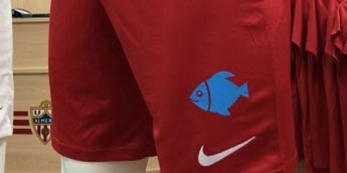 El ejemplar motivo por el cual el Almería lució un “pescadito azul” en su short durante LaLiga