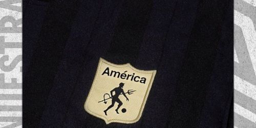 Umbro rectifica el logo del América de Cali y relanza la camiseta de otro color del equipo