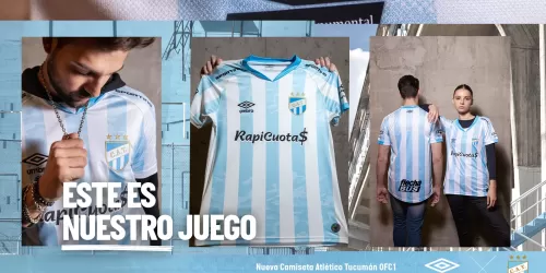 Atlético Tucumán presentó junto a Umbro su nueva camiseta titular