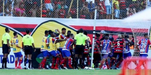 Suspenden un partido en Brasil por exceso de expulsiones