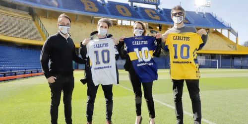 Gabriel Enriquez, Garbarino: "Estamos muy entusiasmados con Boca y esperamos que sea con &eacute;xitos comerciales y deportivos"