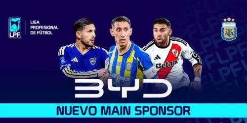 BYD se convirti&oacute; en nuevo main sponsor de la Liga Profesional de F&uacute;tbol