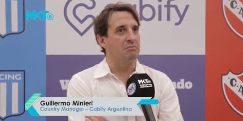 Guillermo Minieri, Cabify: &ldquo;En Independiente y Racing vimos dos clubes serios para trabajar en conjunto"