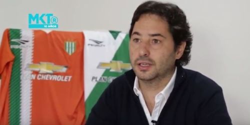 Mat&iacute;as Cecileo, Banfield: &ldquo;Trabajamos para darle valor a la marca del club&rdquo;
