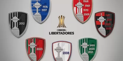 La CONMEBOL present&oacute; los nuevos parches para los campeones de la Copa Libertadores