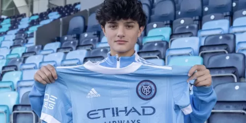 M&aacute;ximo Carrizo: el argentino que tiene 14 a&ntilde;os y har&aacute; pretemporada con el New York City