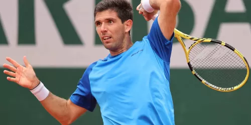 Federico Delbonis, jugador de tenis: "Hoy en d&iacute;a por el &uacute;nico que pagar&iacute;a una entrada es por Alcaraz"