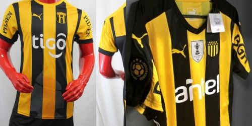 La nueva camiseta de Guaraní que Peñarol reclamó por semejanza