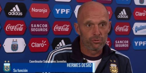 Hermes Desio, inferiores AFA: &ldquo;Debemos atacar a los valores y despu&eacute;s jugar al f&uacute;tbol&rdquo;