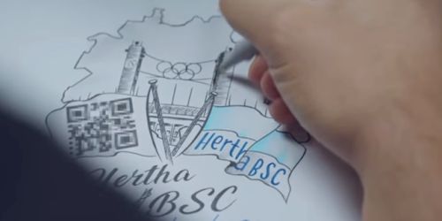 El Hertha Berlín ofrece un tatuaje encriptado que permita el acceso de por vida a su estadio