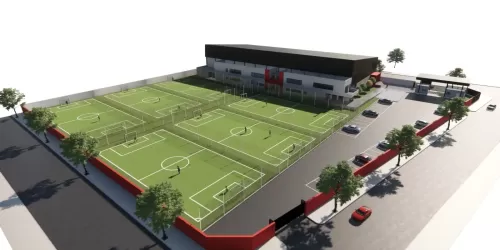 Huracán avanza en la construcción del Predio César Luis Menotti
