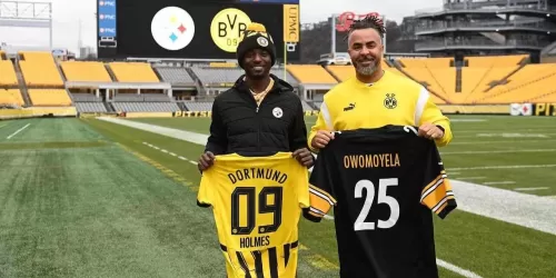 In&eacute;dita asociaci&oacute;n: el Borussia Dortmund se ali&oacute; con los Pittsburgh Steelers de la NFL