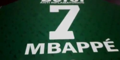 Sarmiento de Junín preparó una camiseta especial para Kylian Mbappé