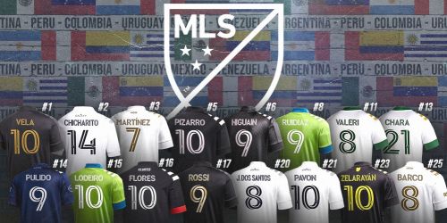 Los 25 jugadores que más camisetas de la MLS venden y la fuerte presencia de los latinoamericanos