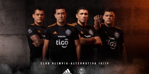 adidas present&oacute; la nueva camiseta alternativa de Olimpia de Paraguay