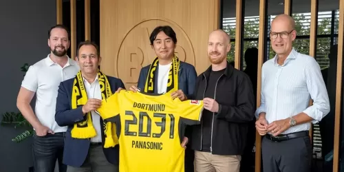 Panasonic y Borussia Dortmund avanzan con una alianza para modernizar las instalaciones del club