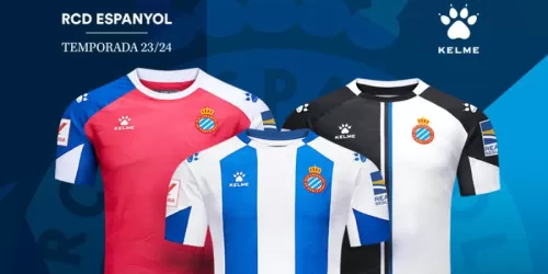 Una presentaci&oacute;n completa: Espanyol lanz&oacute; las tres camisetas que utilizar&aacute; en la temporada 2023-2024