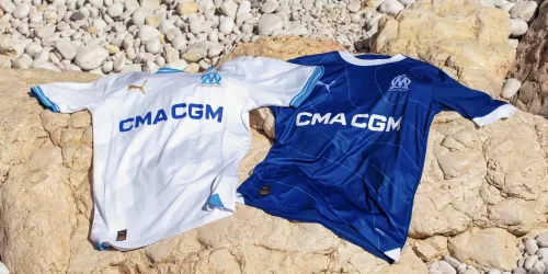 Puma presentó las nuevas camisetas del Olympique de Marsella para la próxima temporada
