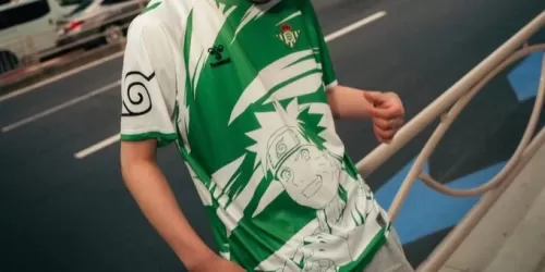El Real Betis lanz&oacute; una camiseta edici&oacute;n especial en homenaje a Naruto