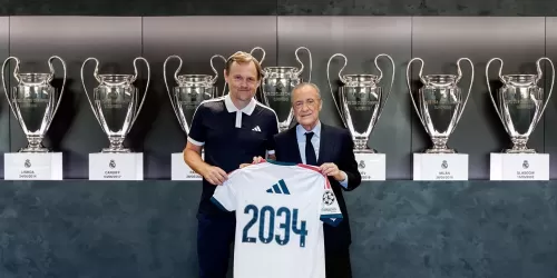 El Real Madrid prolong&oacute; su contrato con adidas hasta 2034