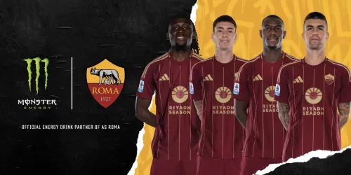 Roma anunció a Monster Energy como nuevo patrocinador oficial