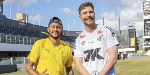 Santos realiz&oacute; una acci&oacute;n con MrBeast, el youtuber m&aacute;s grande del mundo