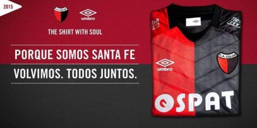 Umbro present&oacute; las nuevas camisetas de Col&oacute;n de Santa Fe