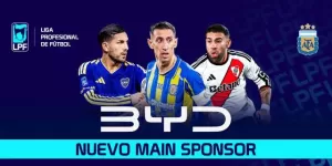 BYD se convirtió en nuevo main sponsor de la Liga Profesional de Fútbol