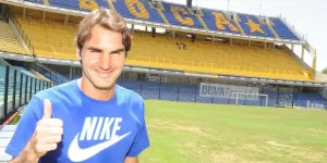 El d&iacute;a que Federer conoci&oacute; La Bombonera y el mensaje de Boca por su retiro
