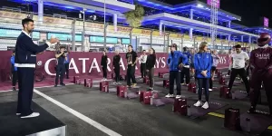 Djokovic sorprende a Colapinto en una activación previa al GP