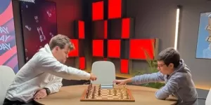 Faustino Oro volvió a dar el golpe ante Magnus Carlsen