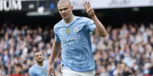 Haaland hizo cuatro goles y sigue agigantando sus n&uacute;meros