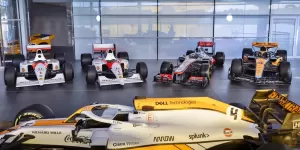 McLaren pone a la venta cinco autos históricos vinculados a Senna, Hamilton y Brad Pitt