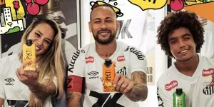 Neymar Jr metió a una de sus empresas como sponsor del Santos: Pley by Ney estará en la camiseta