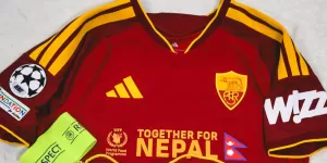 La Roma reemplazará a su sponsor por una causa solidaria en la Champions