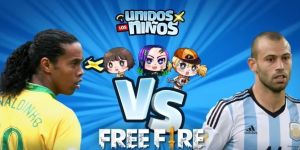 Ronaldinho y Mascherano se enfrentarán cara a cara en el Free Fire