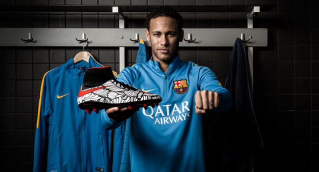 Neymar mostró nuevos botines Nike Alegria” | Marketing