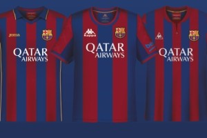 La camiseta del Barcelona seg&uacute;n 20 marcas distintas