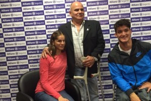 Junto a Allianz se present&oacute; a la delegaci&oacute;n argentina para los Parapanamericanos