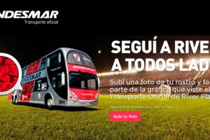 Los hinchas de River podr&aacute;n tener su foto en el micro del plantel