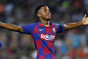 Los n&uacute;meros de Ansu Fati, el joven que busca quedarse con todos los r&eacute;cords del Barcelona y Espa&ntilde;a 
